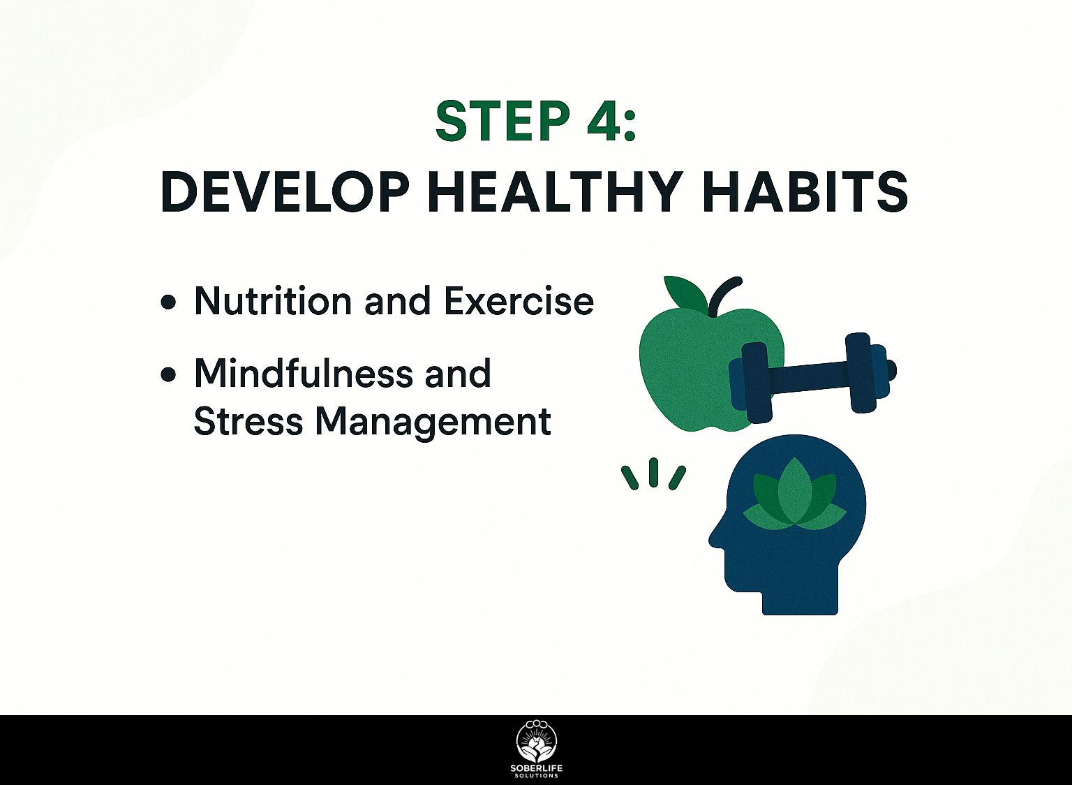 Step 4: Develop Healthy Habits