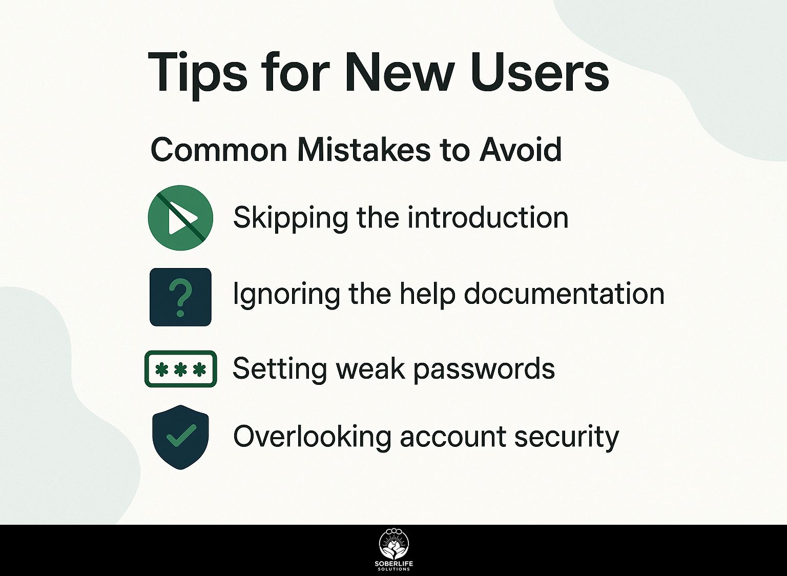 Tips for New Users