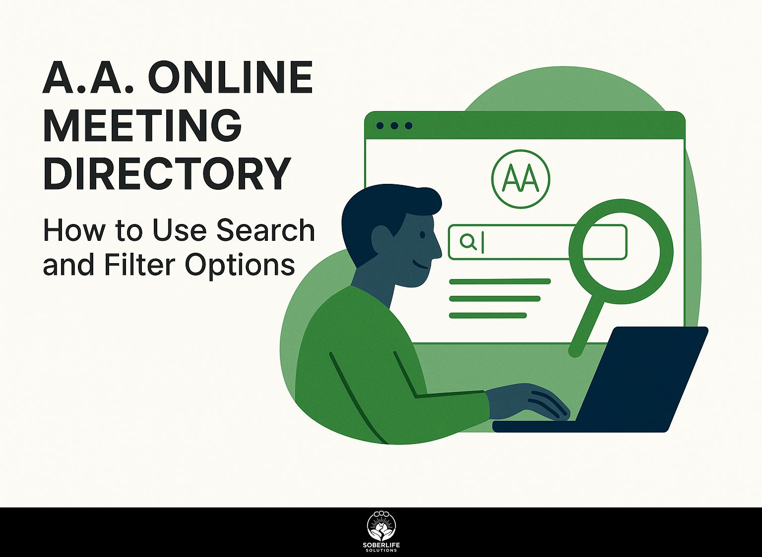 A.A. Online Meeting Directory: How to Use Search and Filter Options