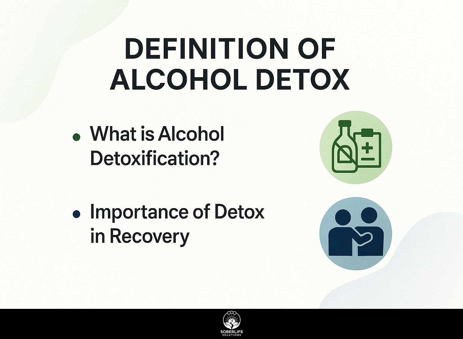 Definition of Alcohol Detox