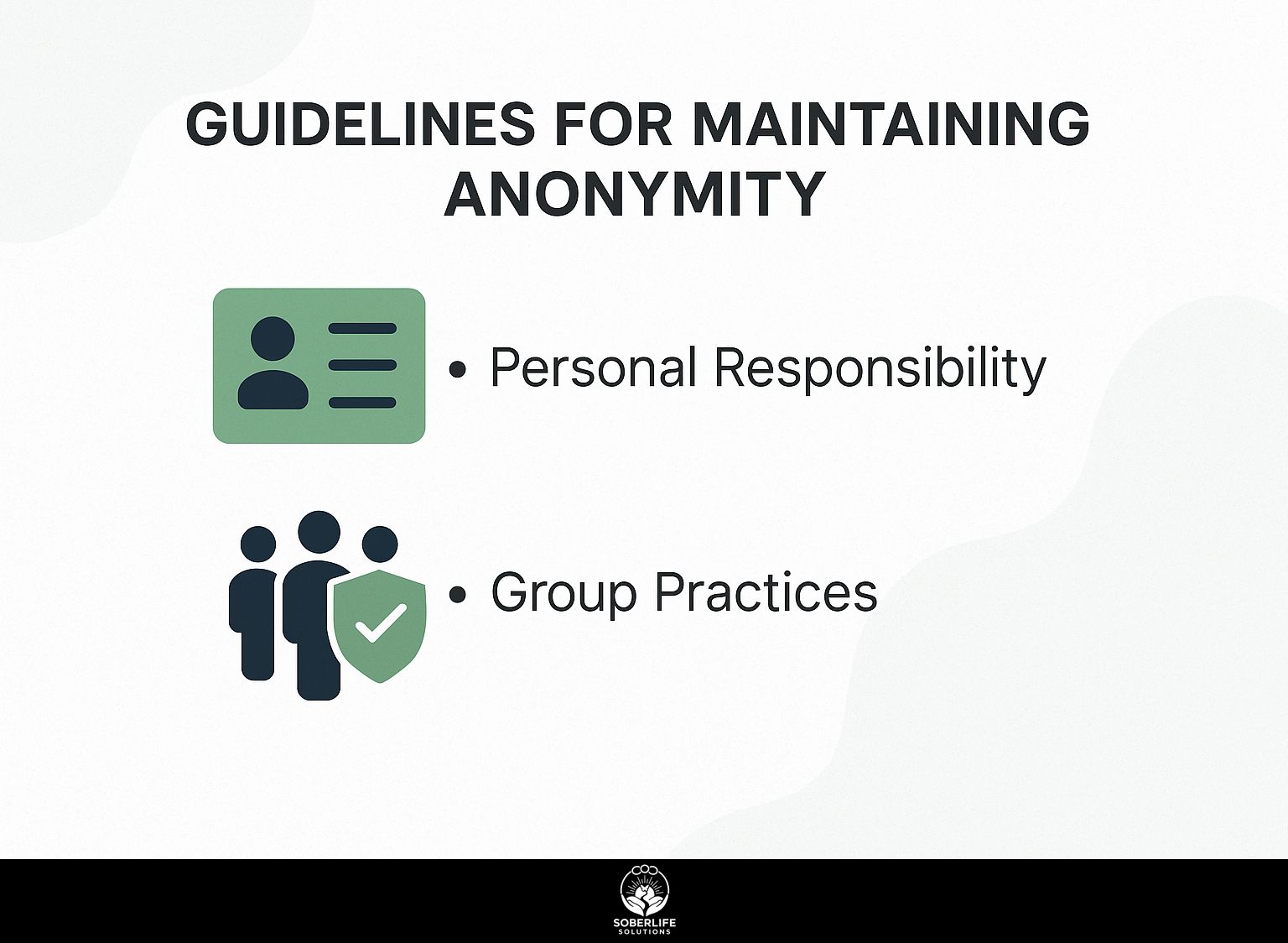 Guidelines for Maintaining Anonymity