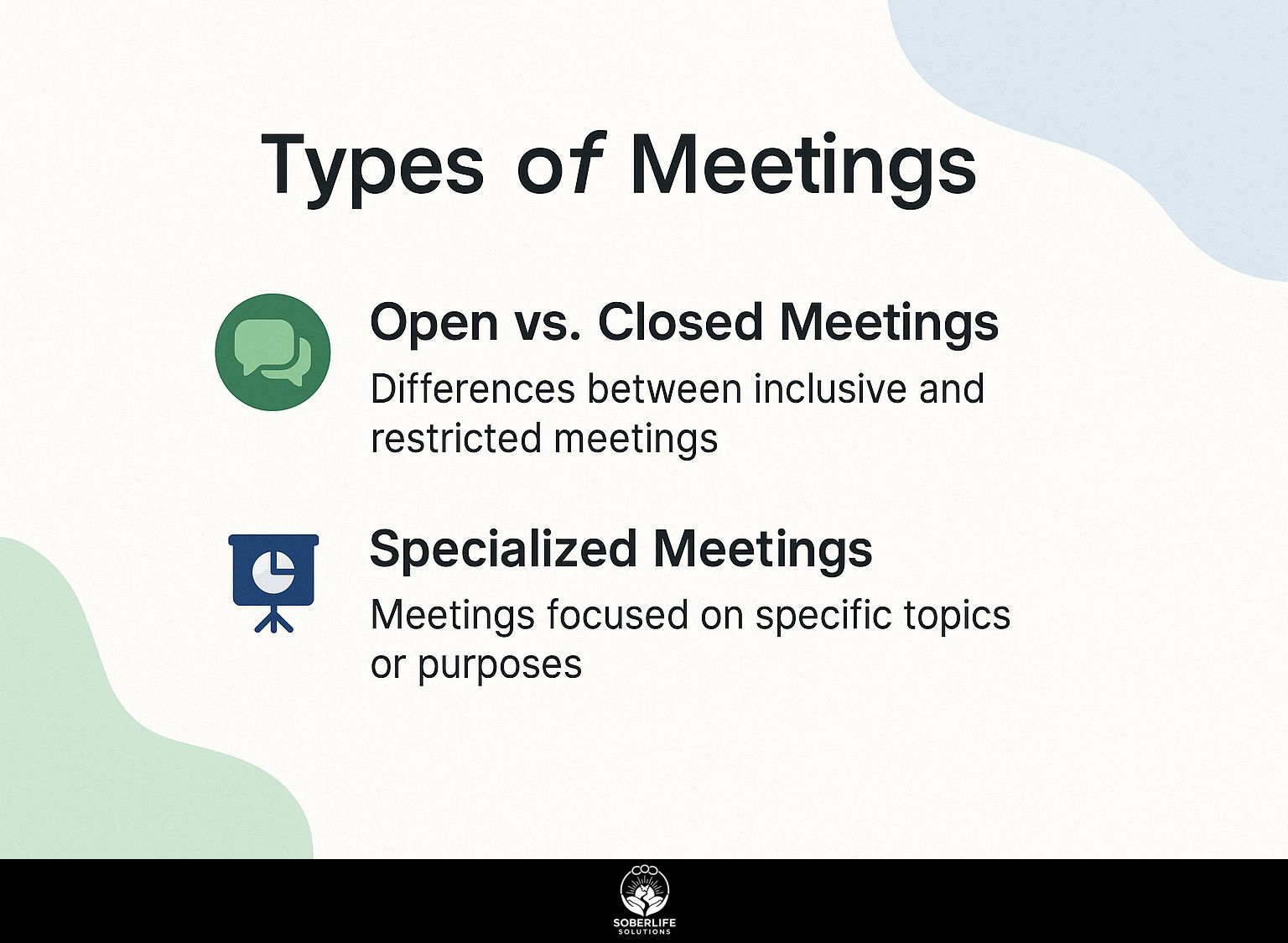 Types of Meetings