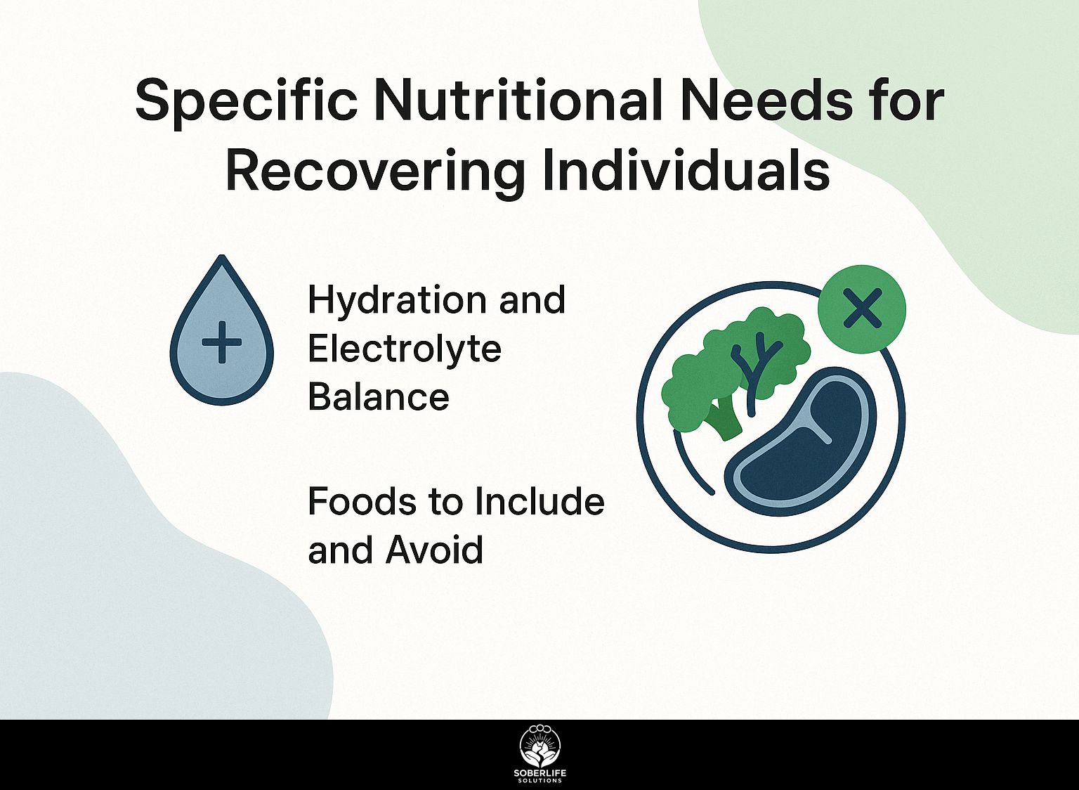 Specific Nutritional Needs for Recovering Individuals