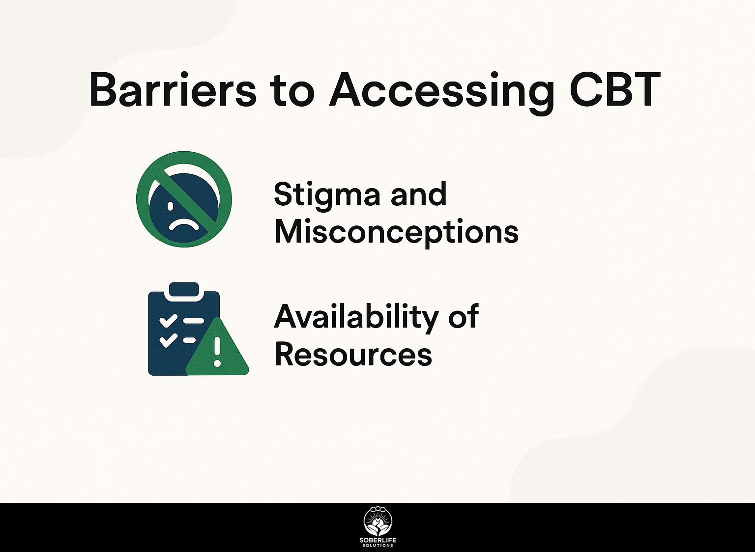 Barriers to Accessing CBT