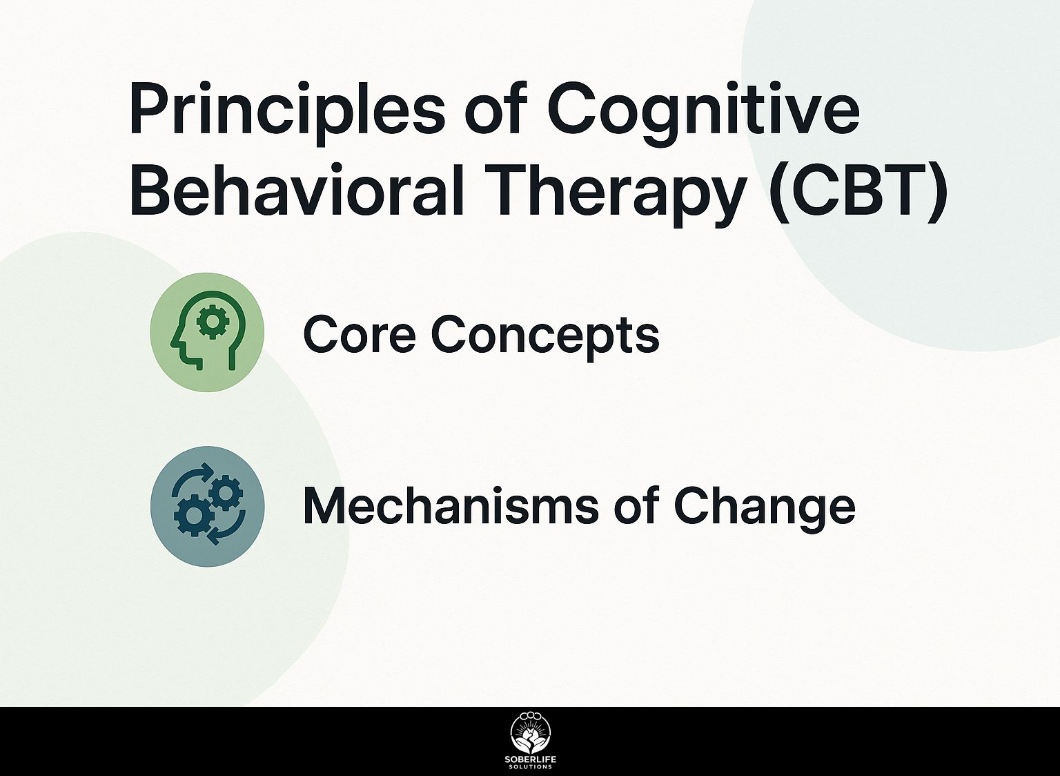 Principles of Cognitive Behavioral Therapy (CBT)