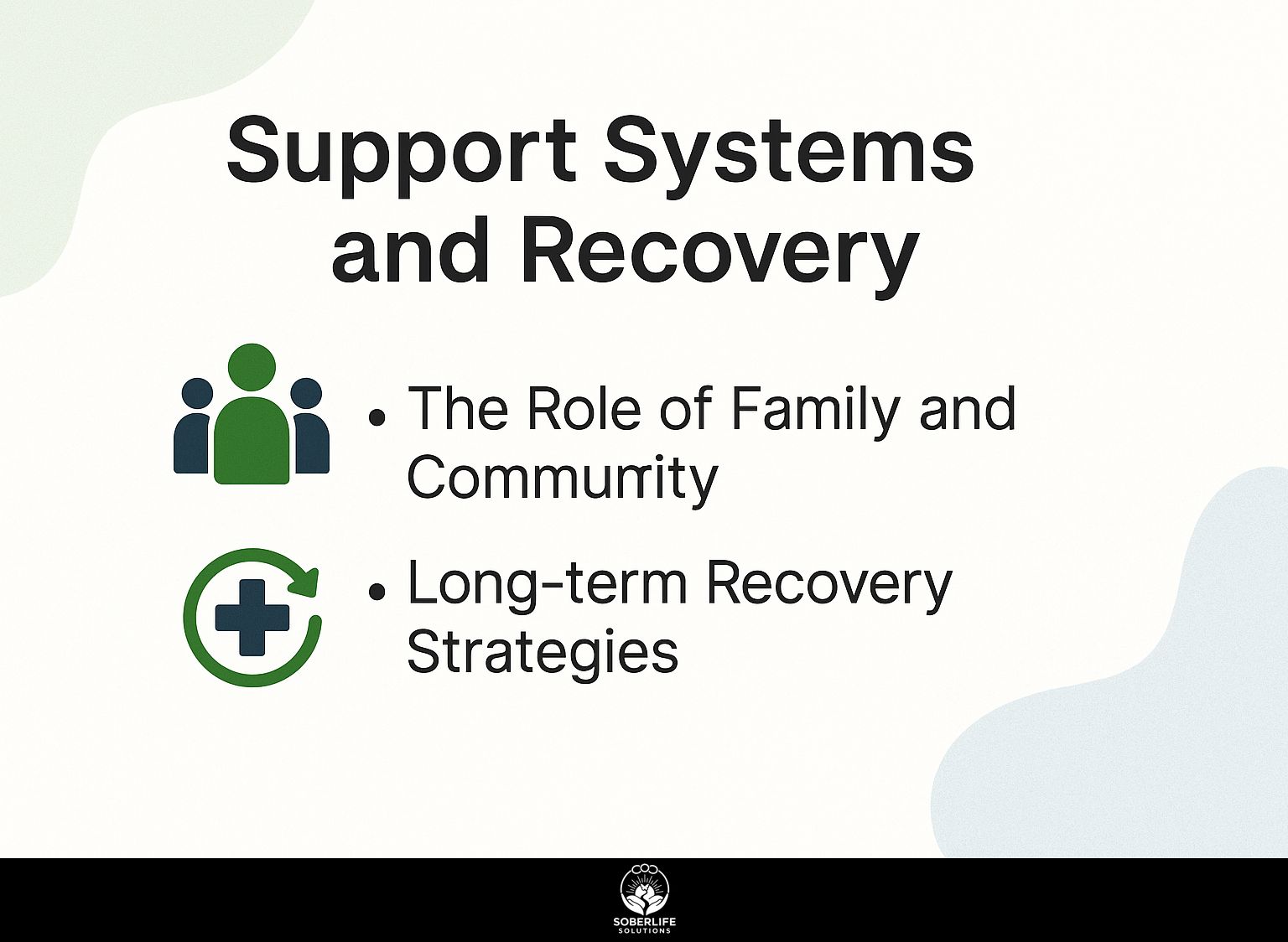 Support Systems and Recovery