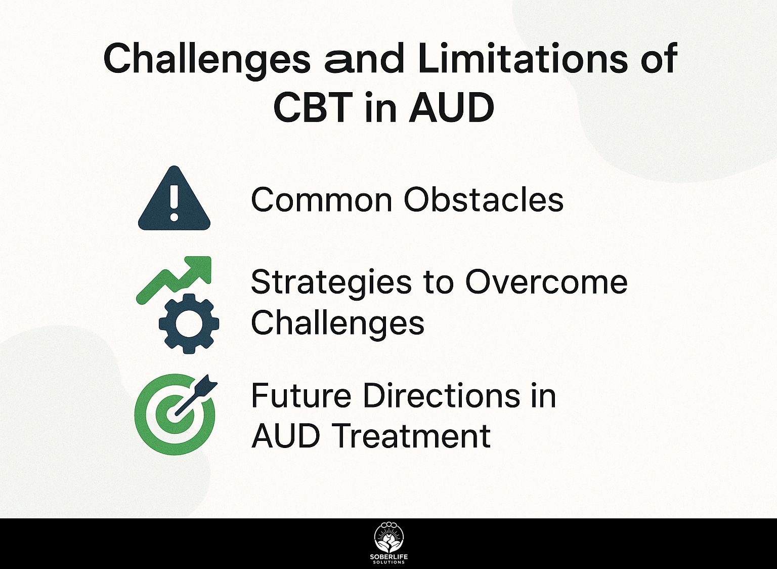 Challenges and Limitations of CBT in AUD