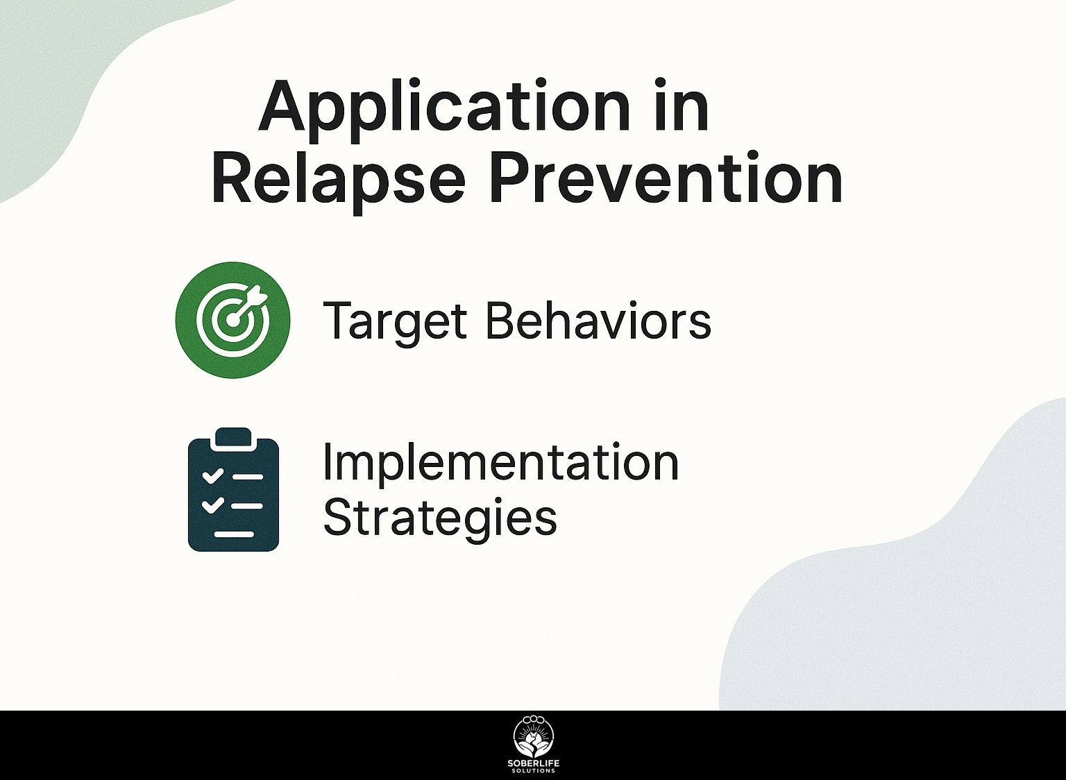 Application in Relapse Prevention