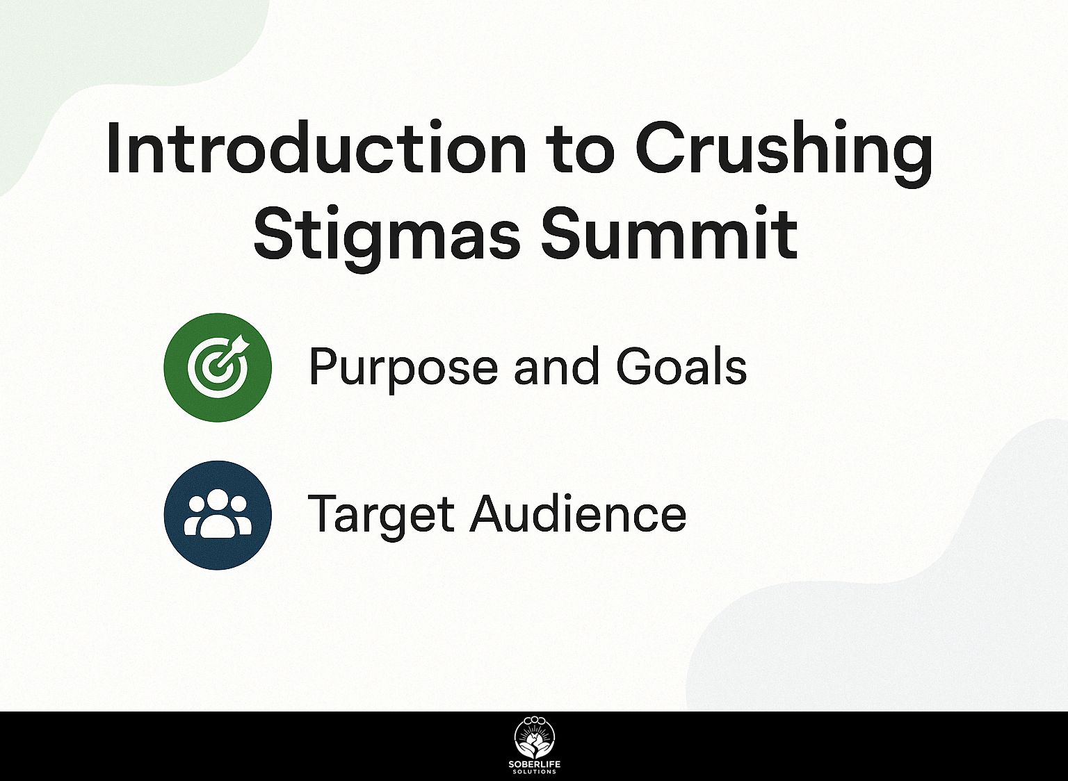 Introduction to Crushing Stigmas Summit