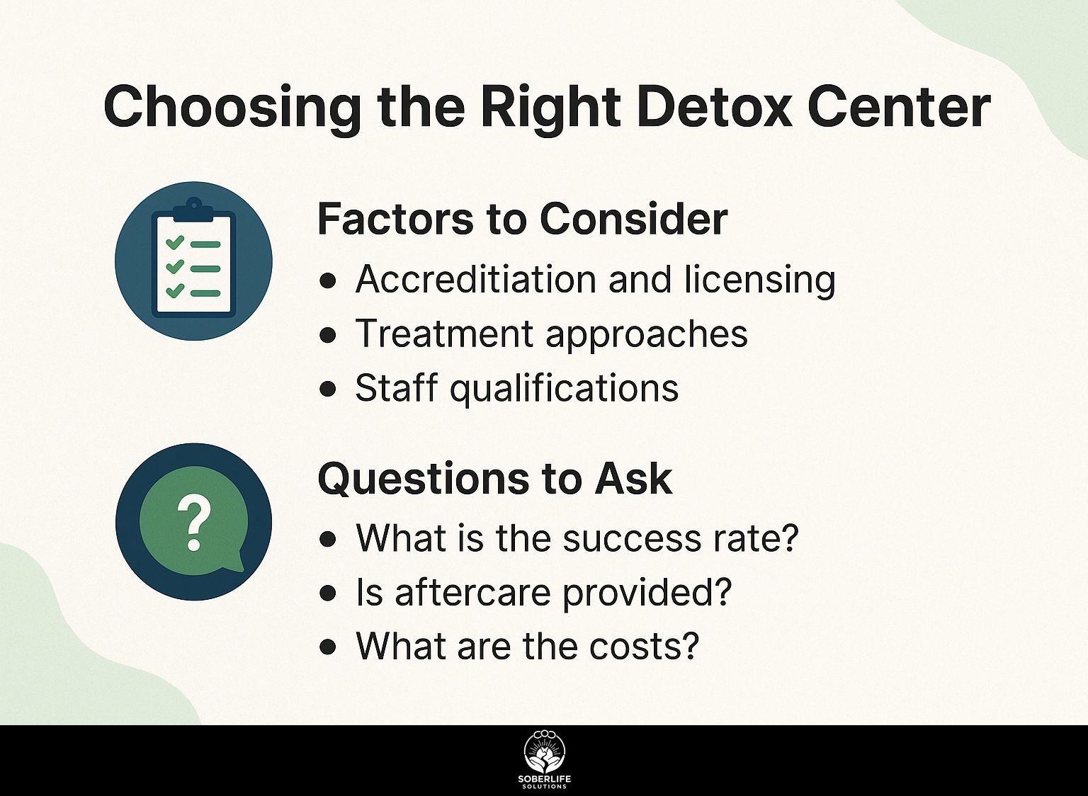 Choosing the Right Detox Center