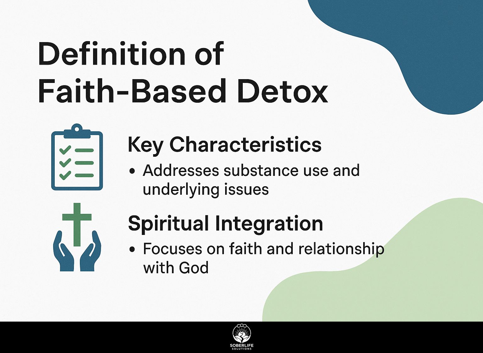 Definition of Faith-Based Detox