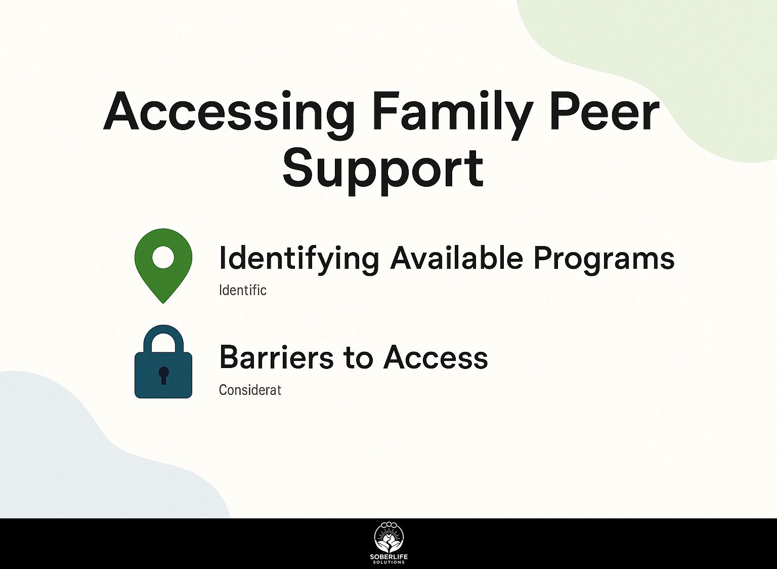 Accessing Family Peer Support