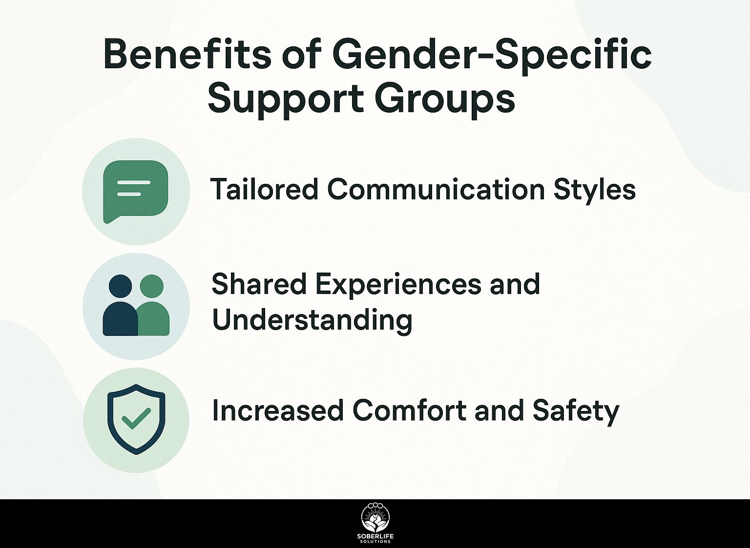 Benefits of Gender-Specific Support Groups