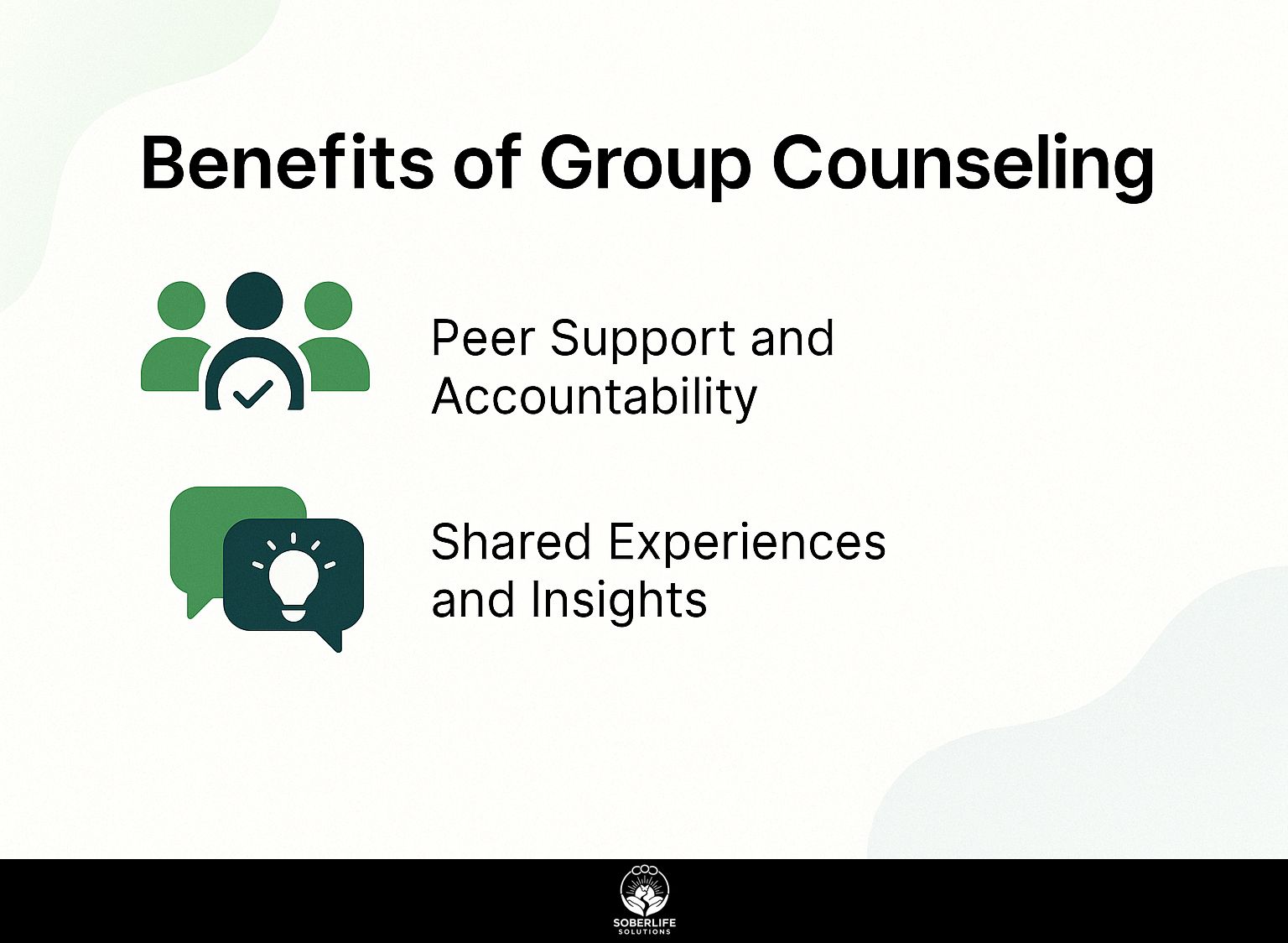 Benefits of Group Counseling