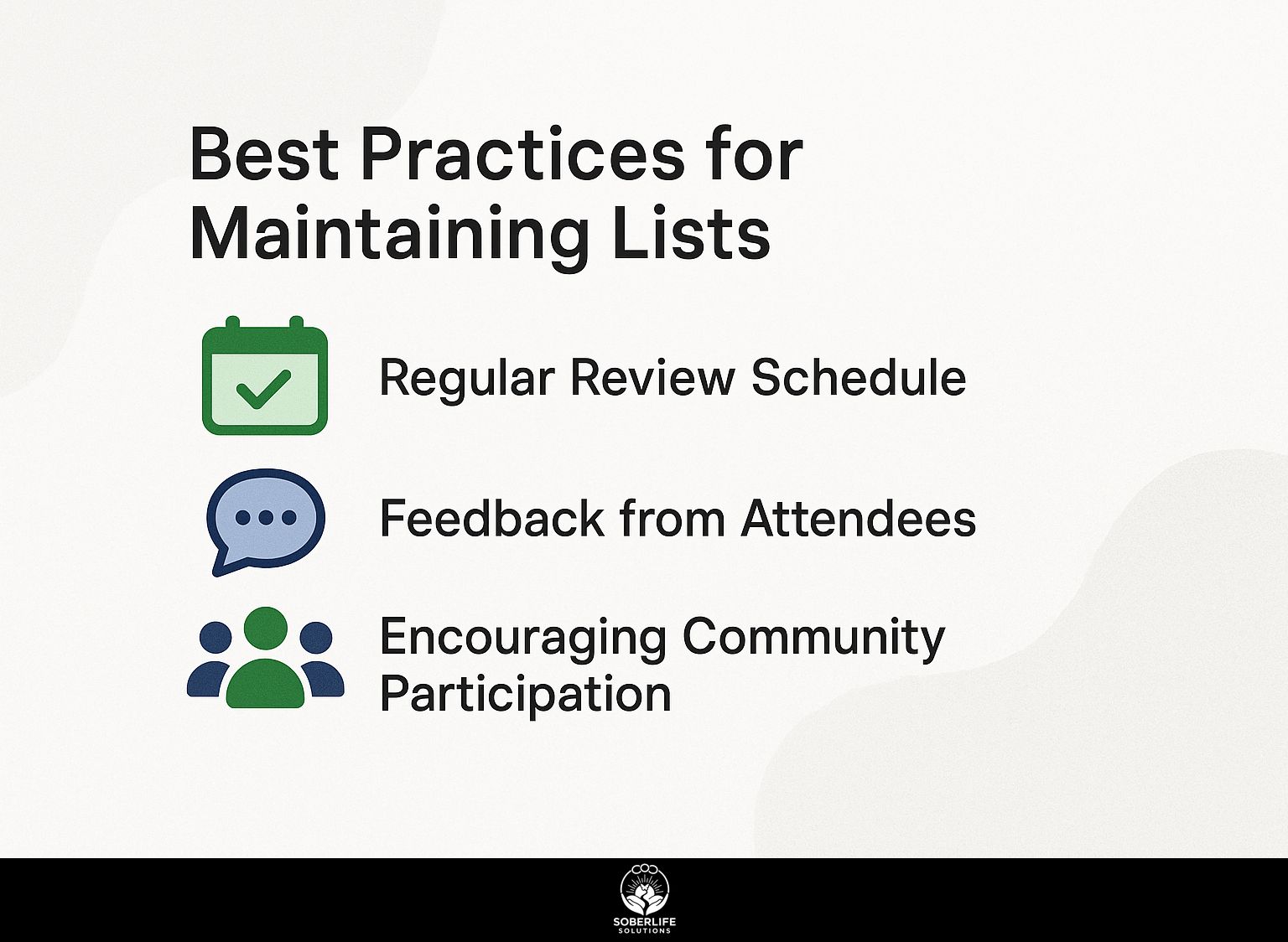 Best Practices for Maintaining Lists