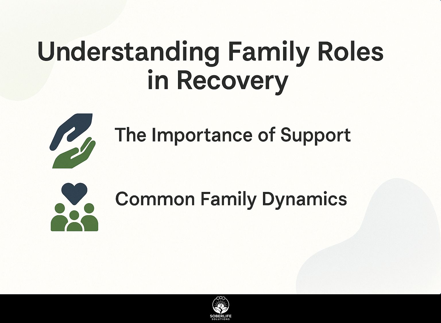 Understanding Family Roles in Recovery
