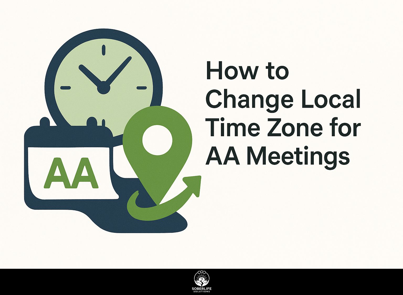 How to Change Local Time Zone for AA Meetings