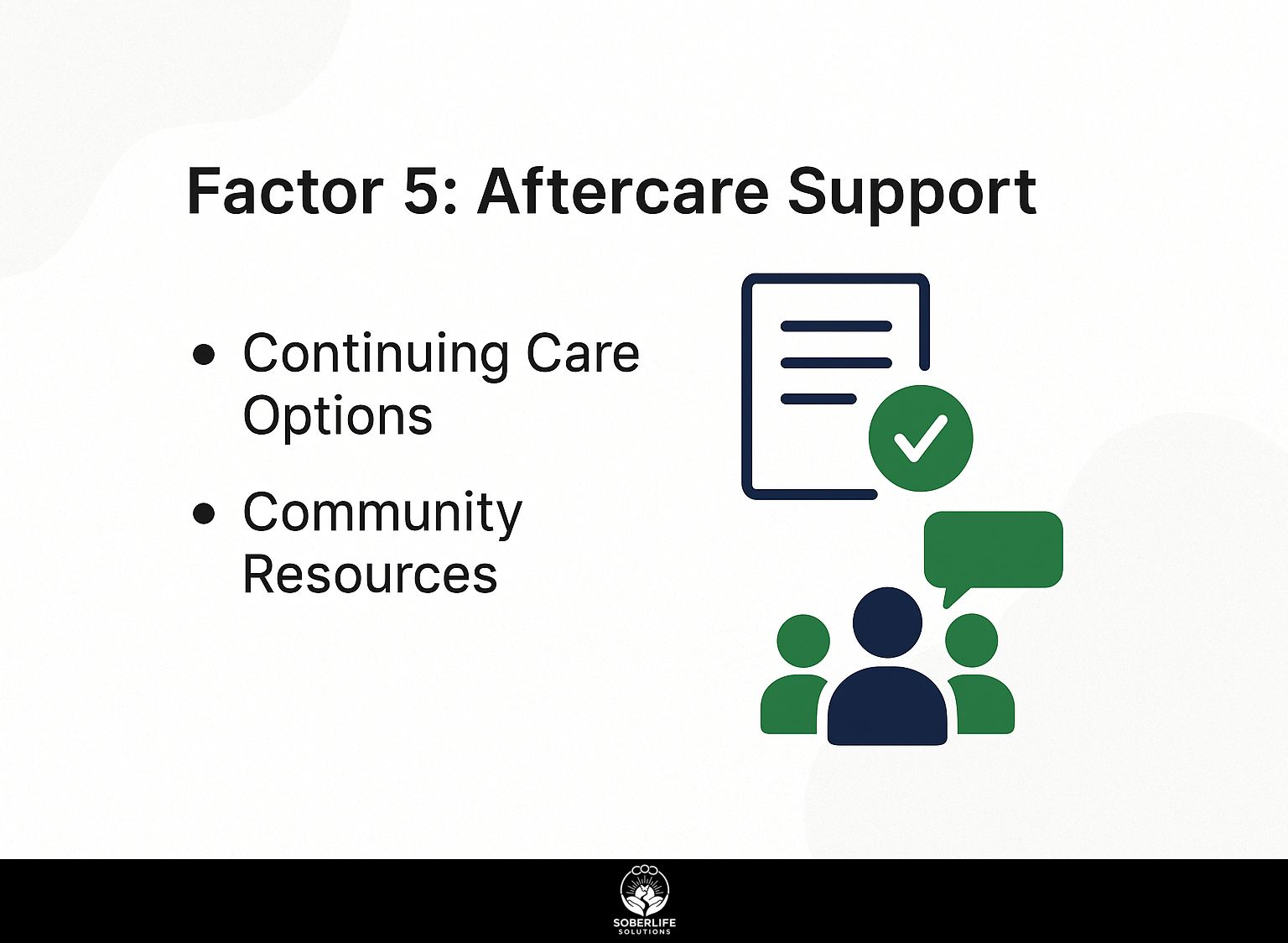 Factor 5: Aftercare Support