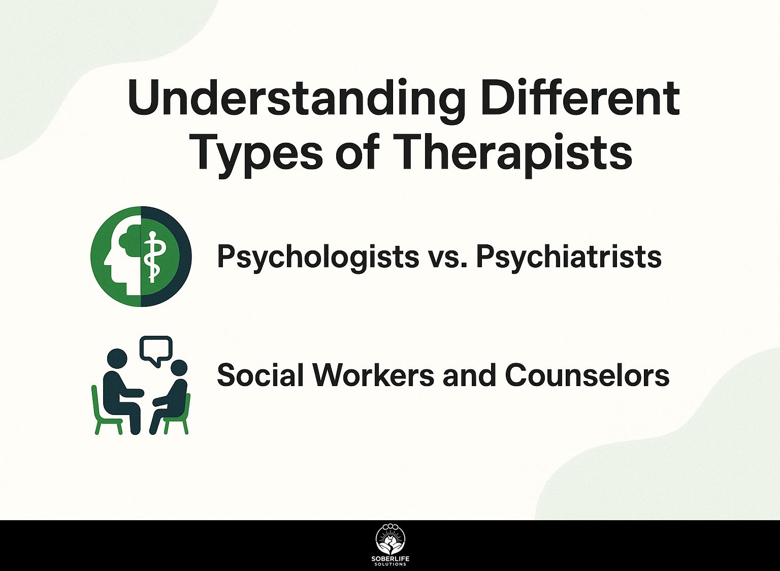 Understanding Different Types of Therapists