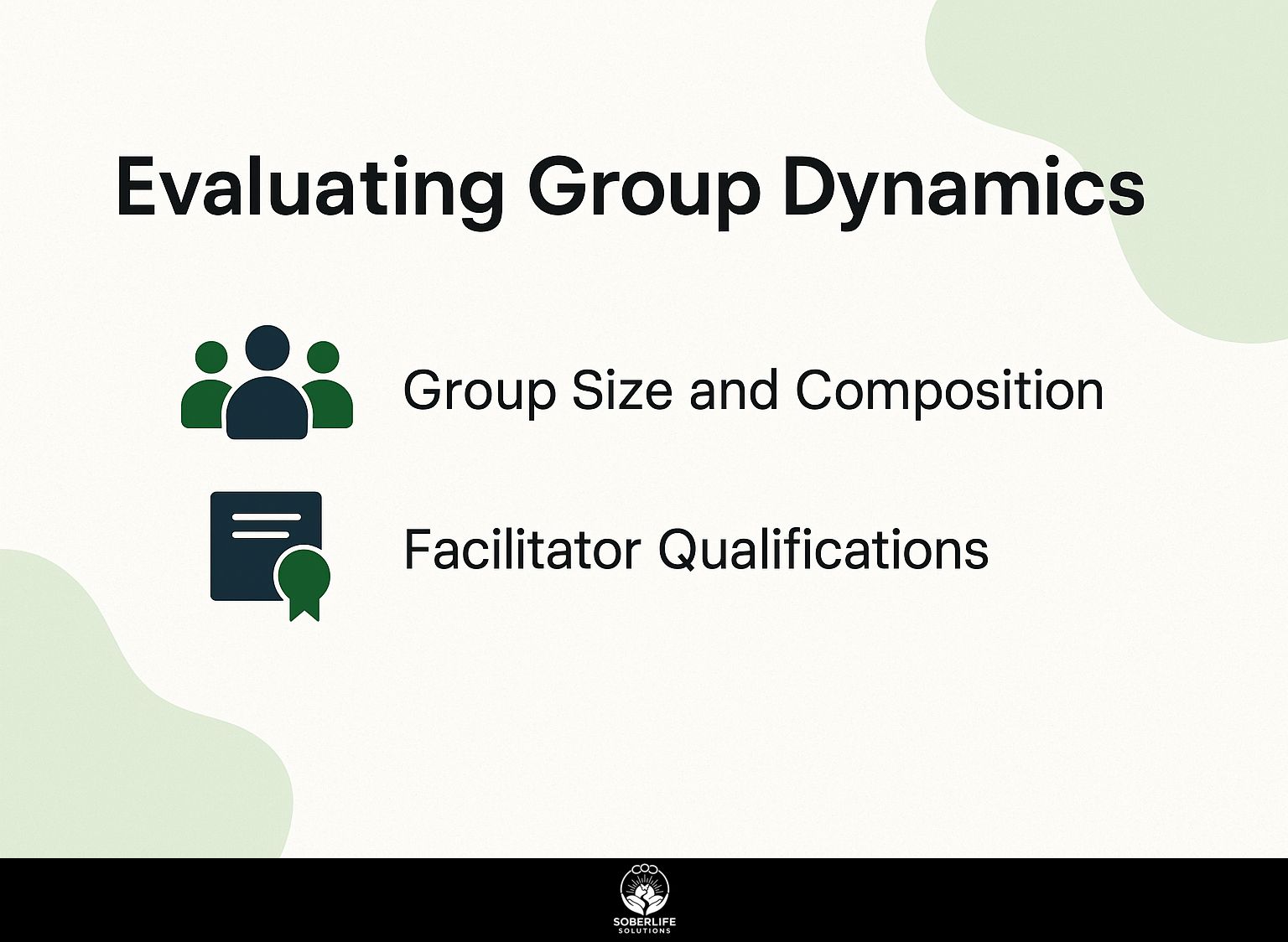 Evaluating Group Dynamics