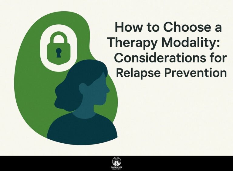 How to Choose a Therapy Modality: Considerations for Relapse Prevention