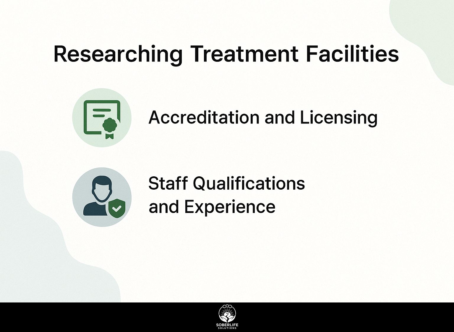 Researching Treatment Facilities