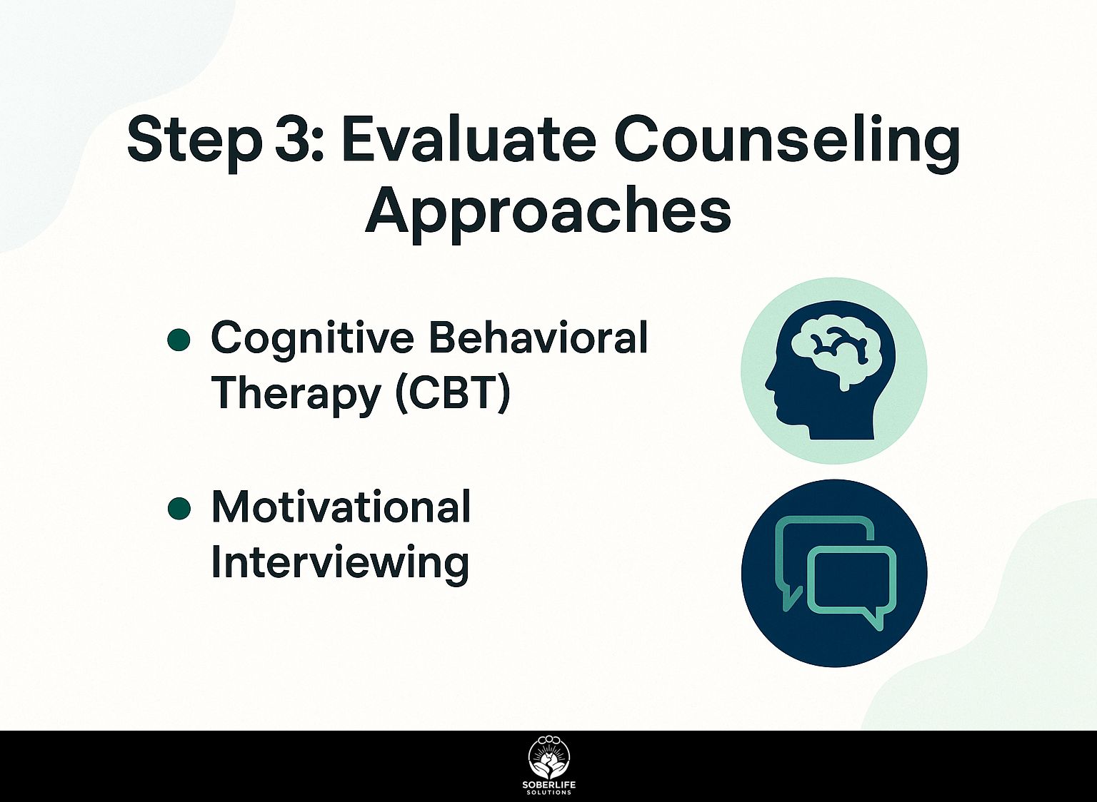 Step 3: Evaluate Counseling Approaches