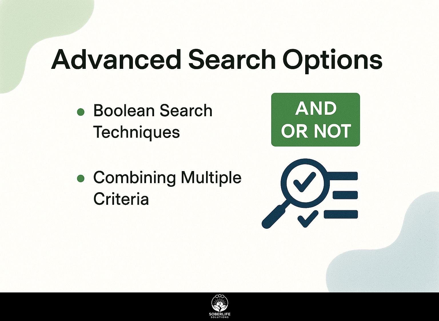 Advanced Search Options