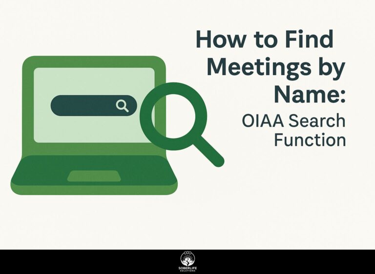 How to Find Meetings by Name: OIAA Search Function