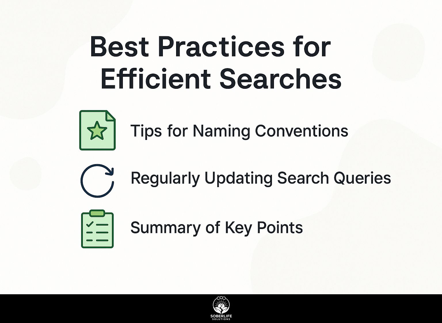 Best Practices for Efficient Searches
