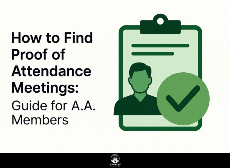 How to Find Proof of Attendance Meetings: Guide for A.A. Members