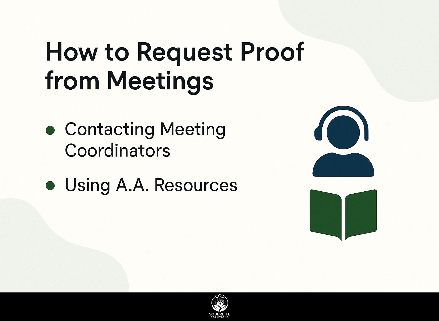 How to Request Proof from Meetings