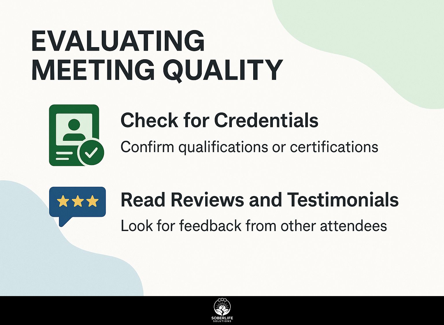 Evaluating Meeting Quality