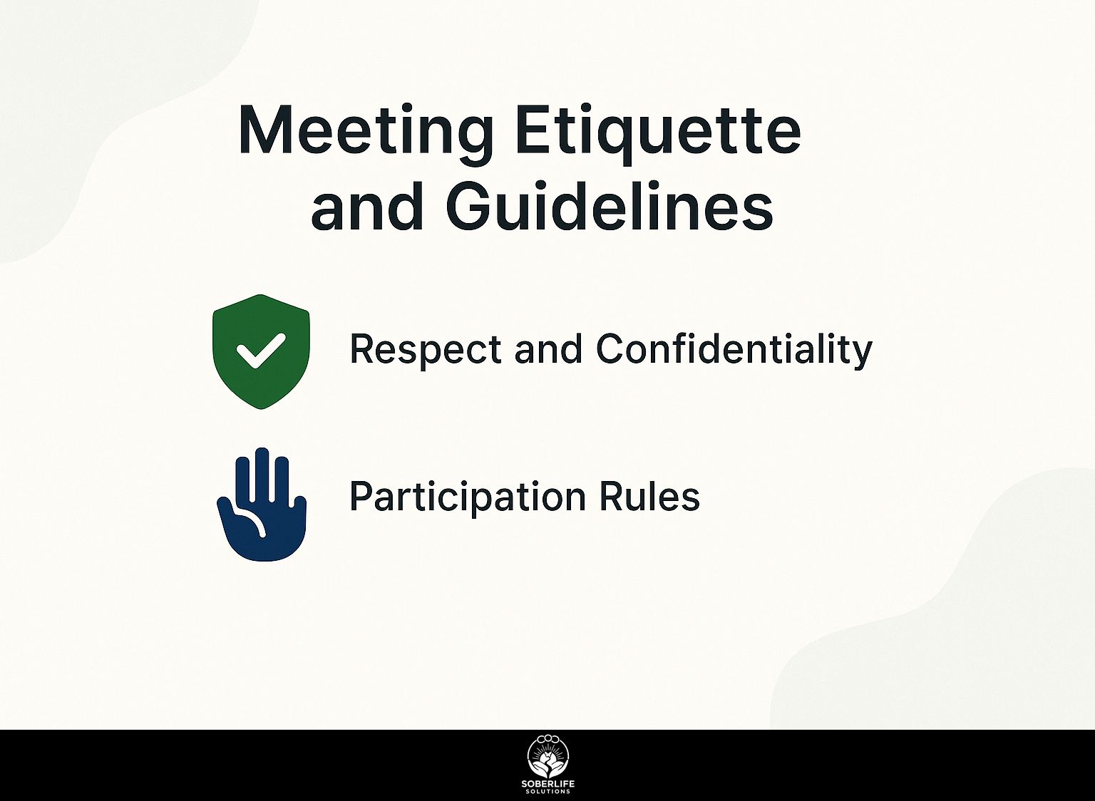 Meeting Etiquette and Guidelines