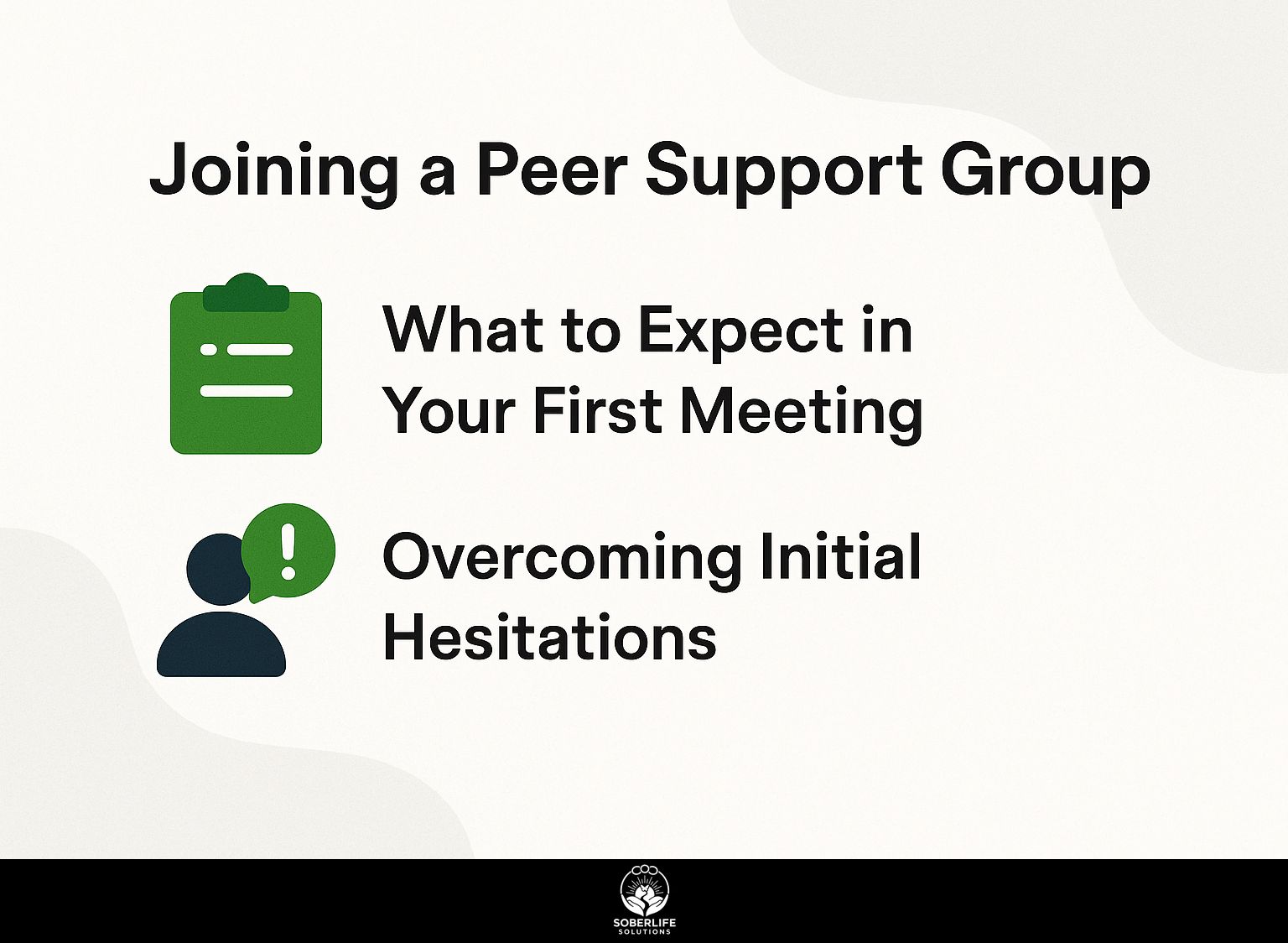 Joining a Peer Support Group