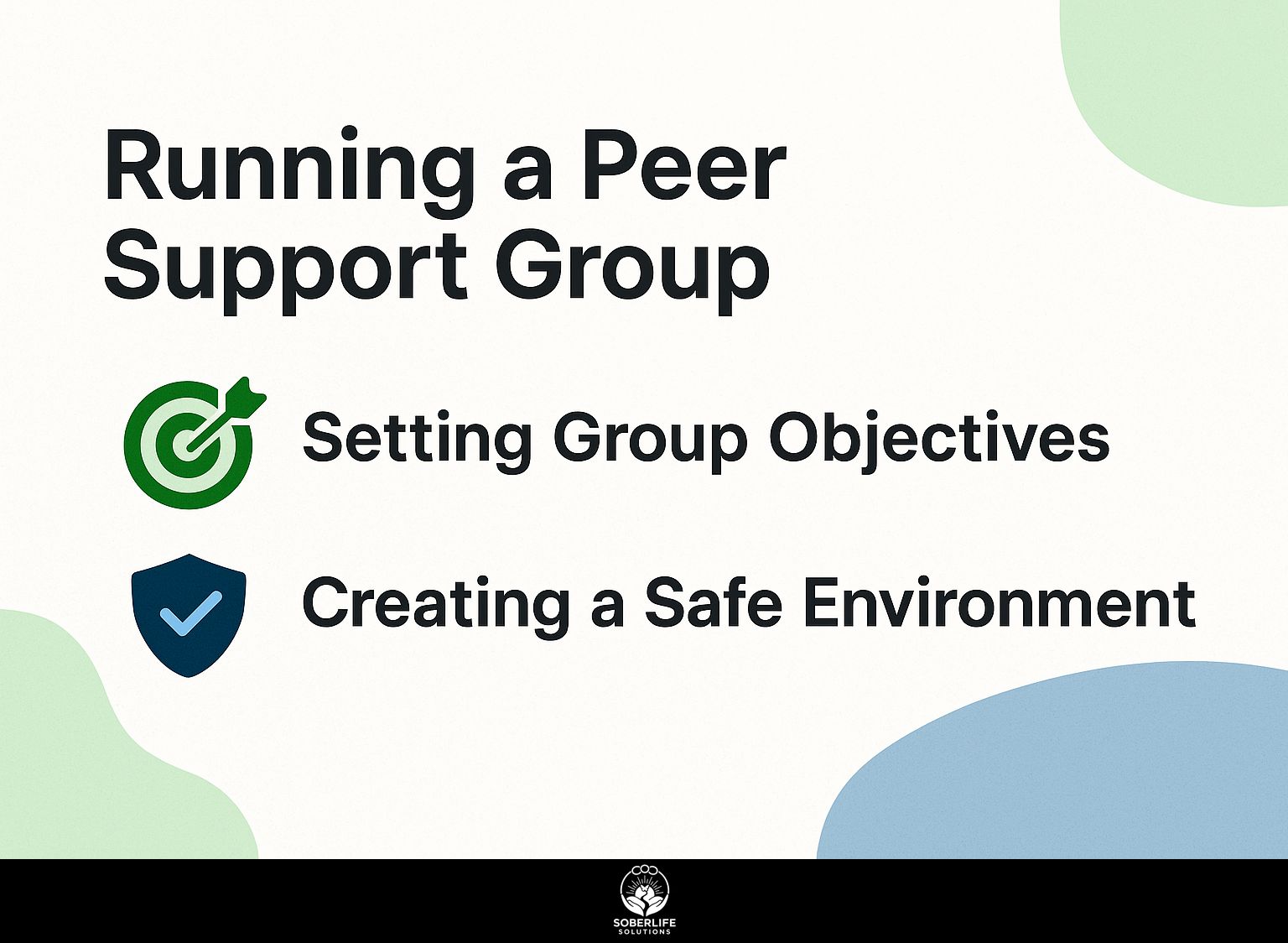 Running a Peer Support Group
