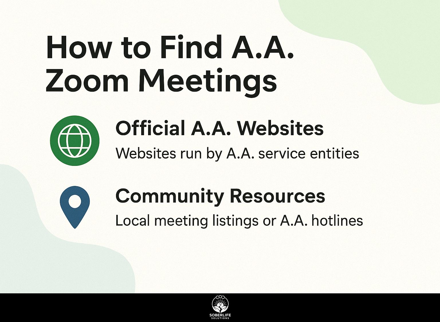 How to Find A.A. Zoom Meetings