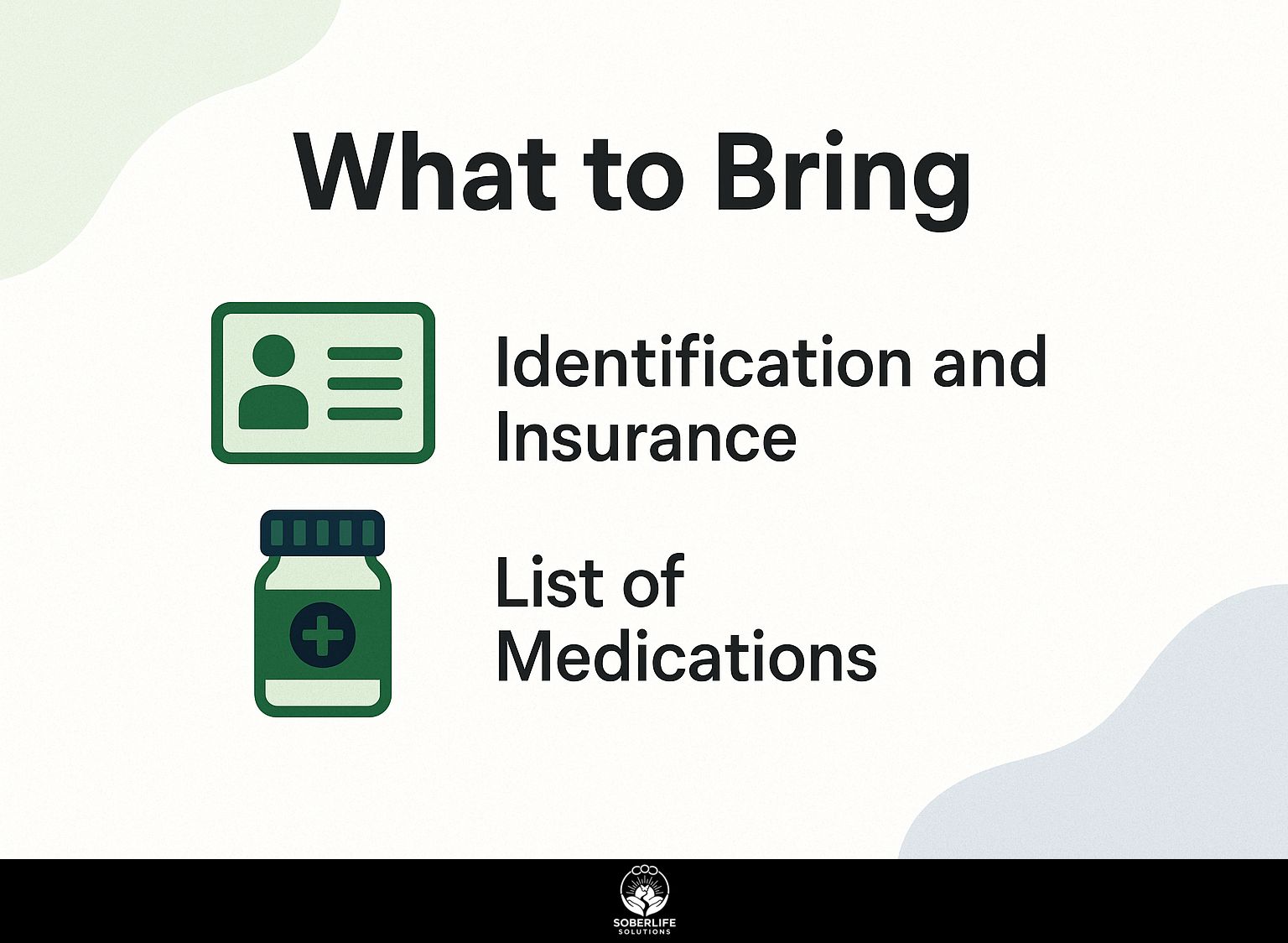 What to Bring
