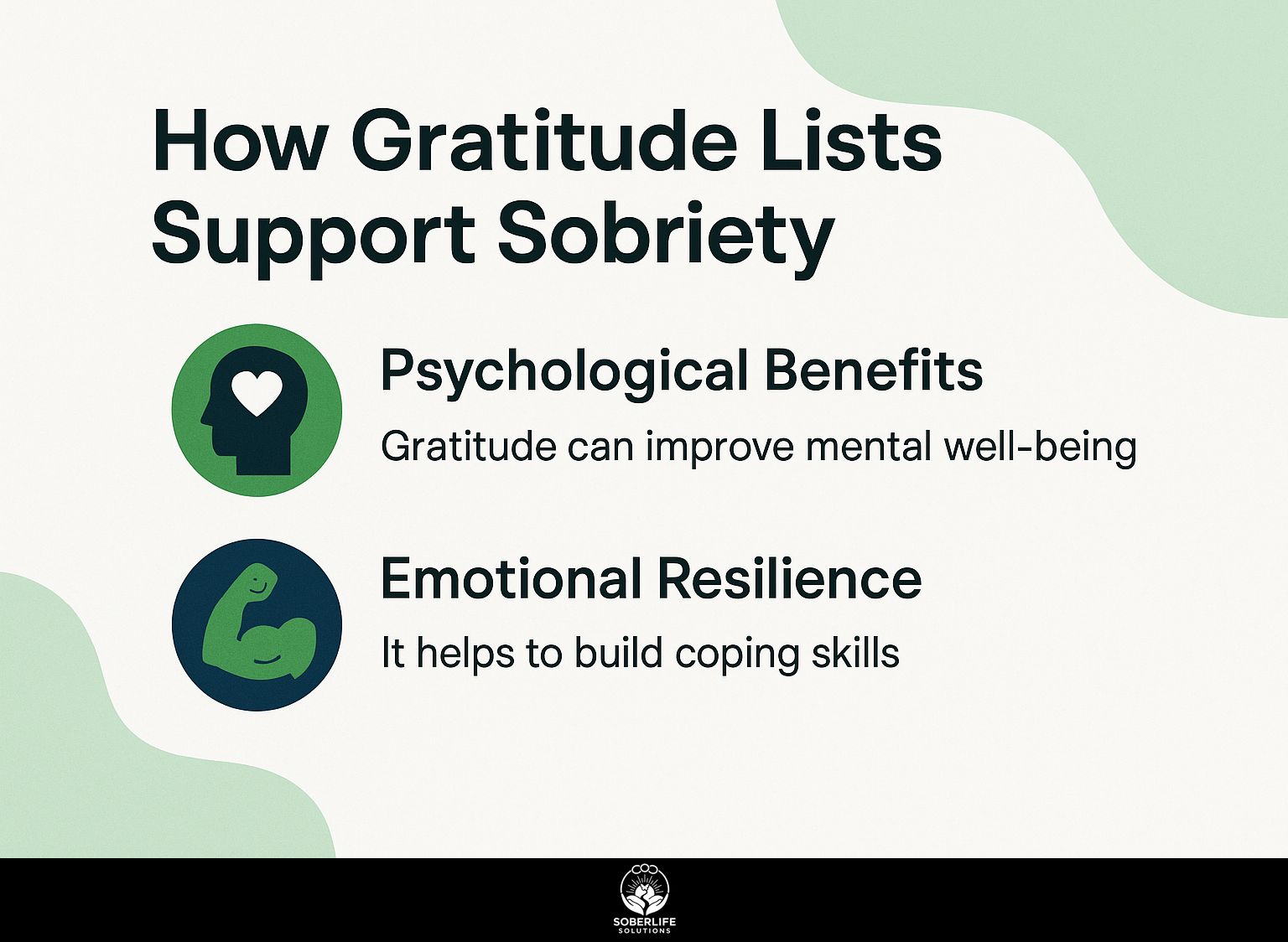 How Gratitude Lists Support Sobriety