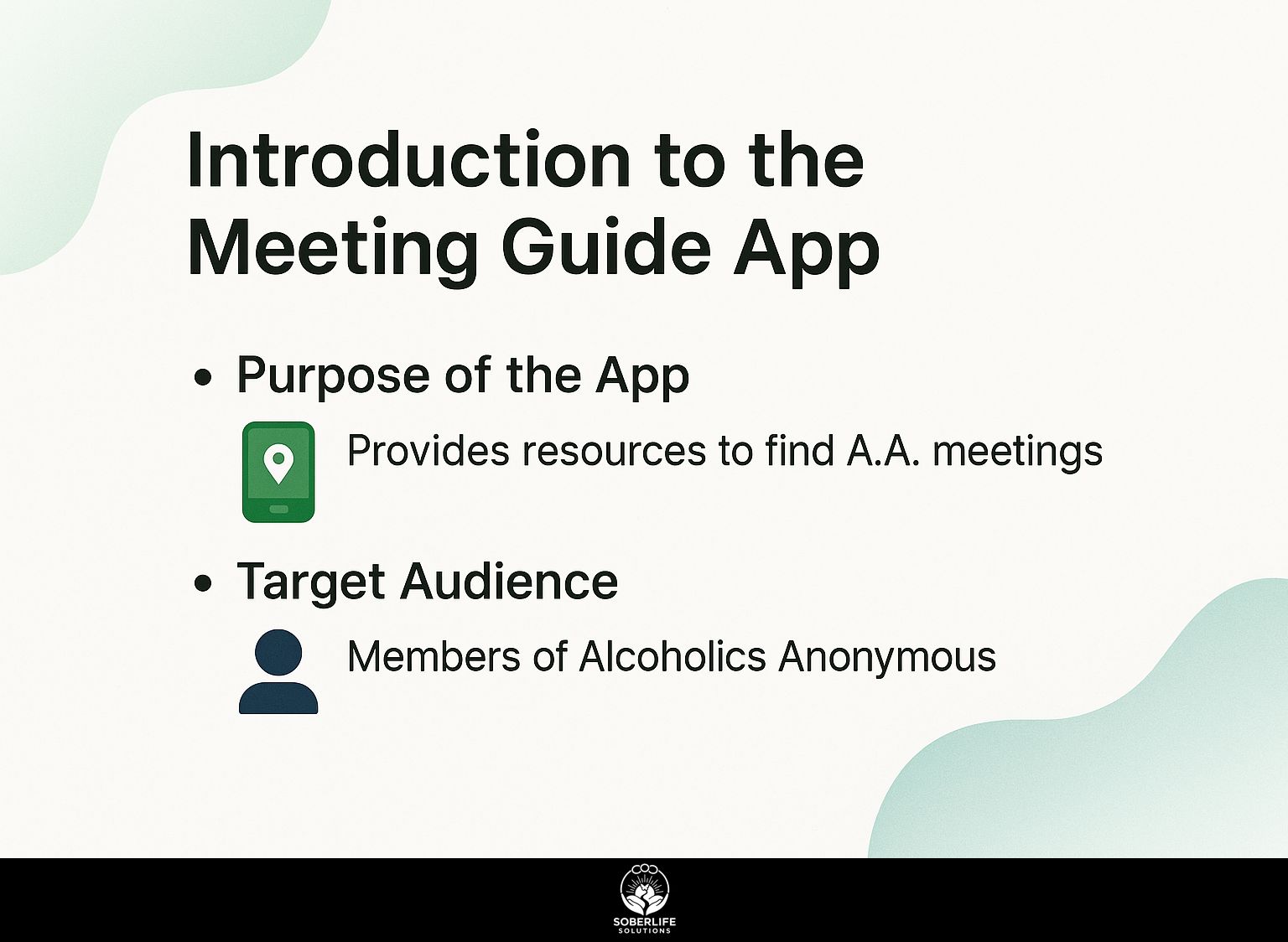 Introduction to the Meeting Guide App