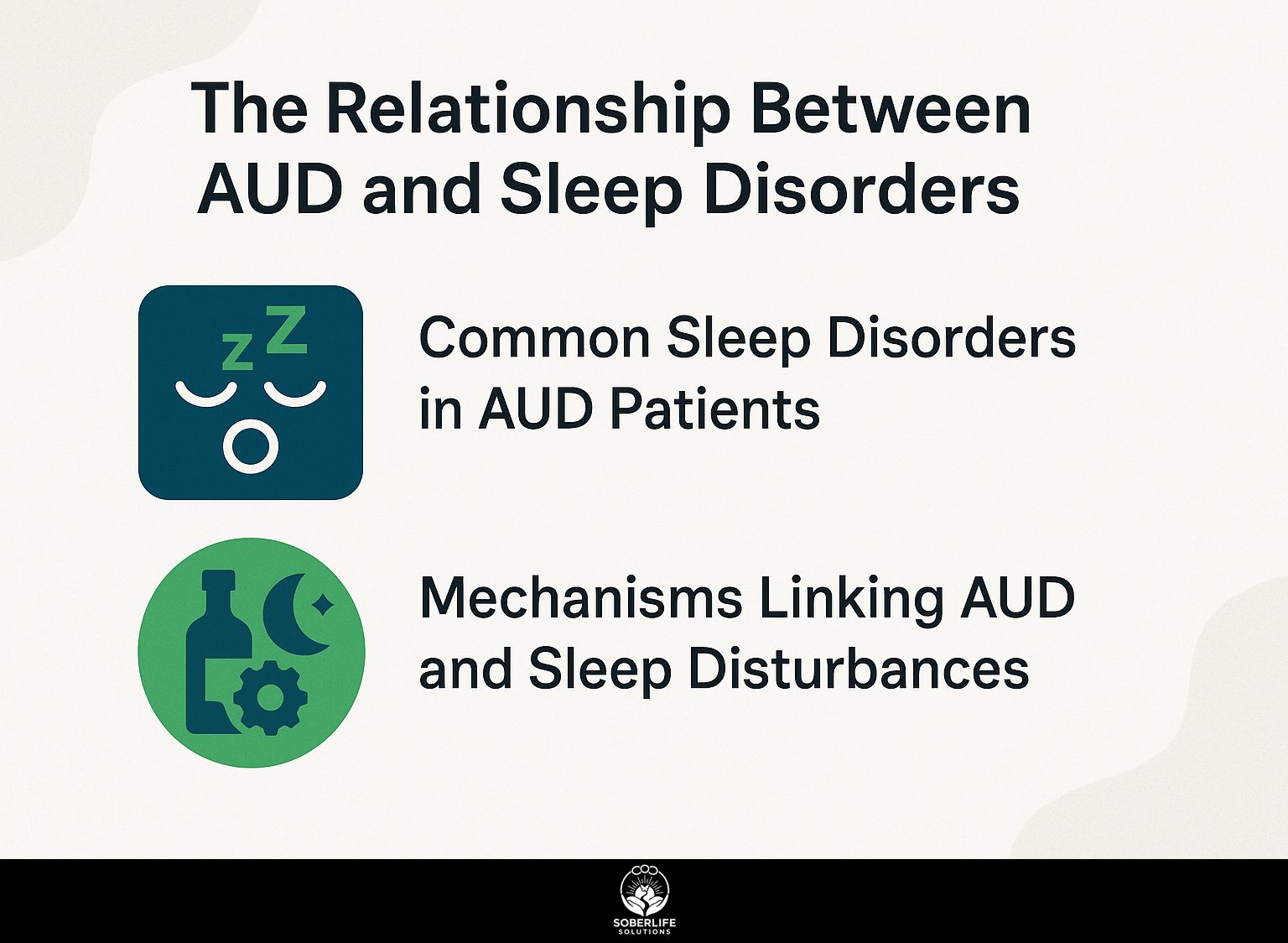 The Relationship Between AUD and Sleep Disorders
