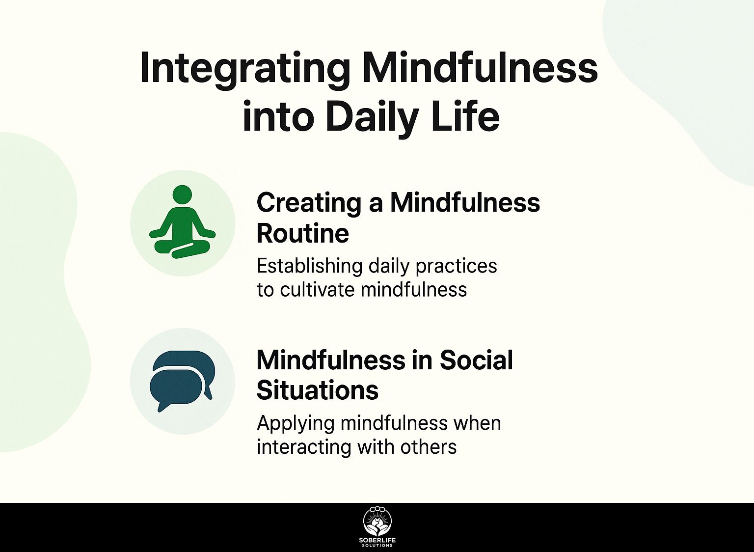 Integrating Mindfulness into Daily Life