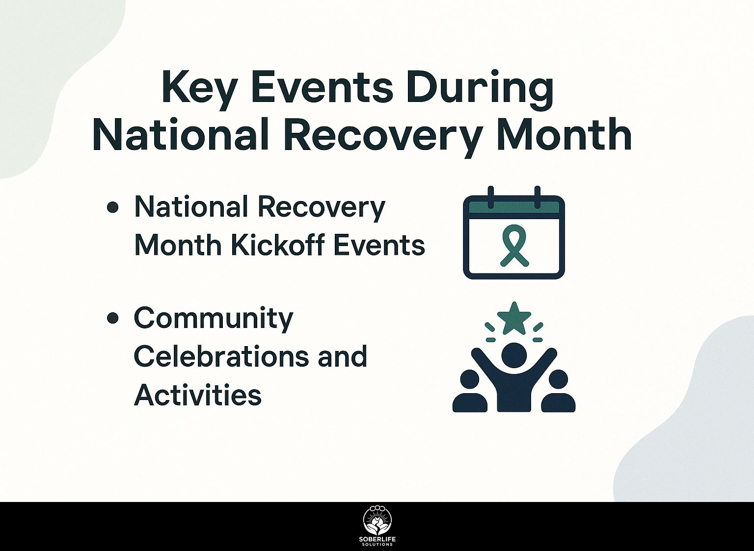 Key Events During National Recovery Month