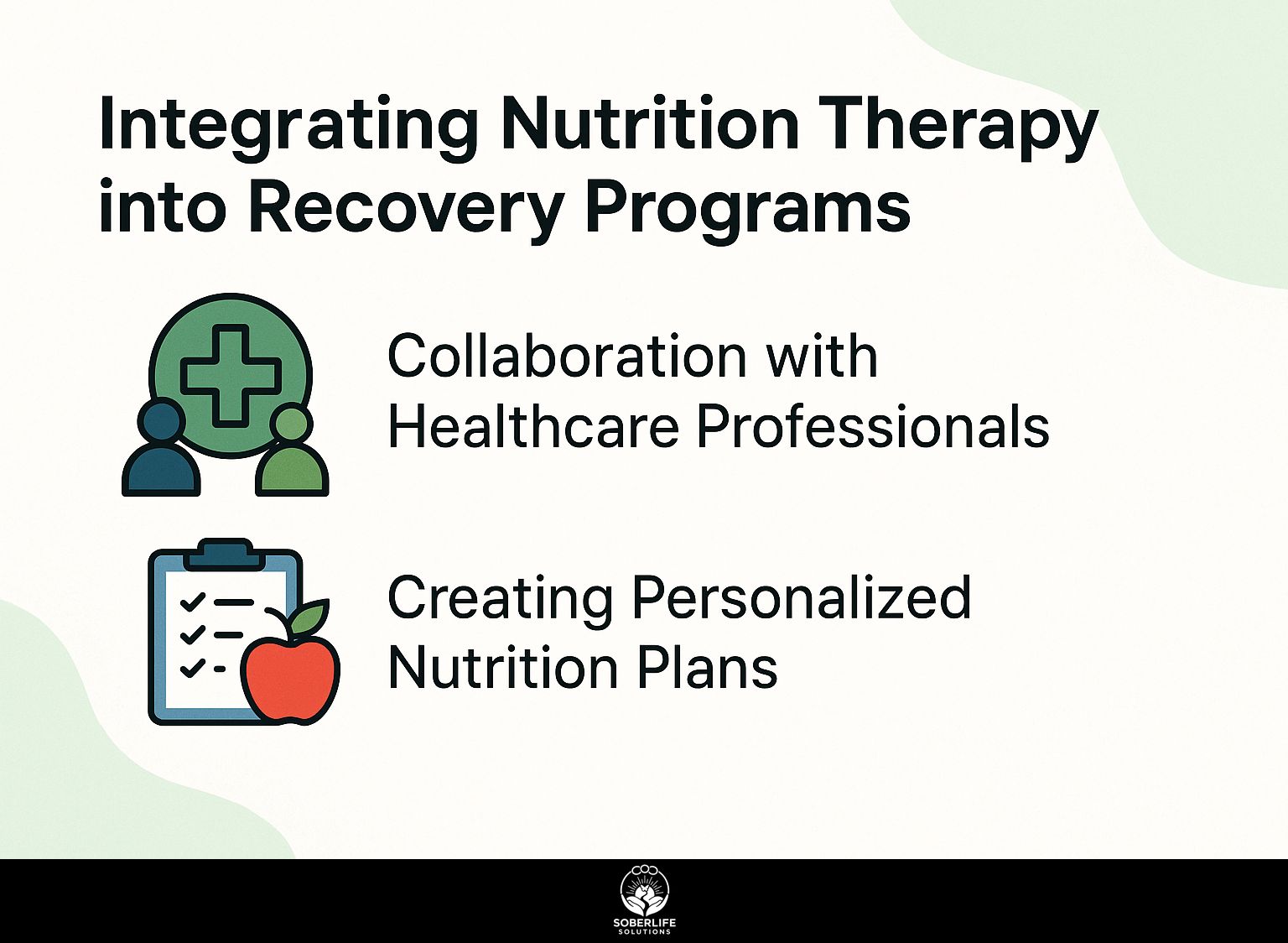 Integrating Nutrition Therapy into Recovery Programs
