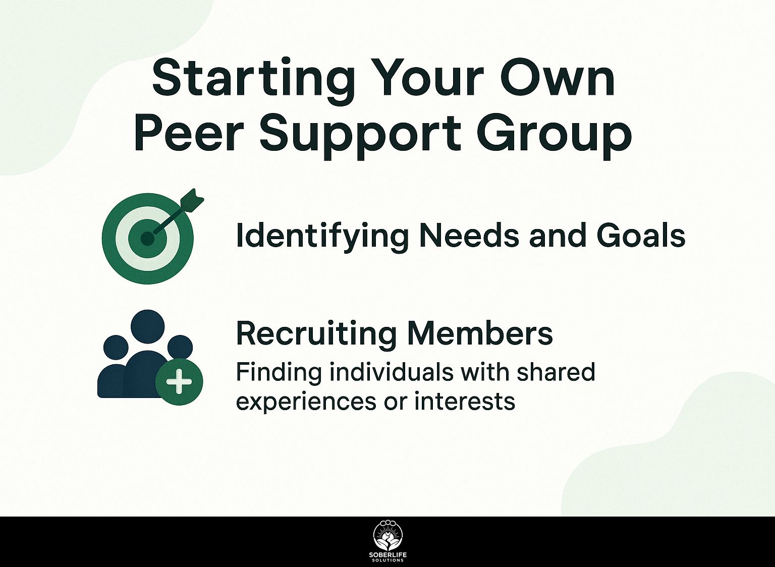 Starting Your Own Peer Support Group