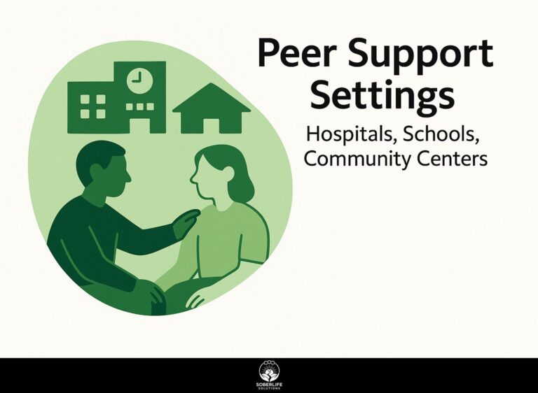 Peer Support Settings: Hospitals, Schools, Community Centers