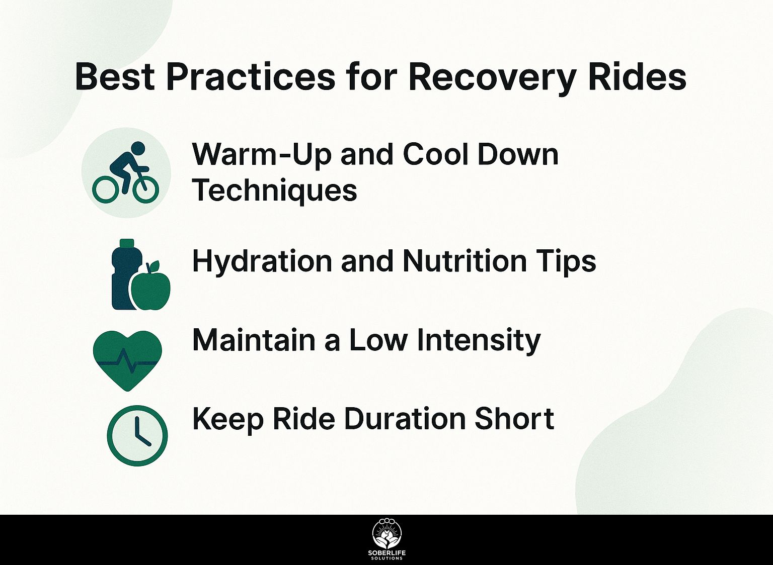Best Practices for Recovery Rides