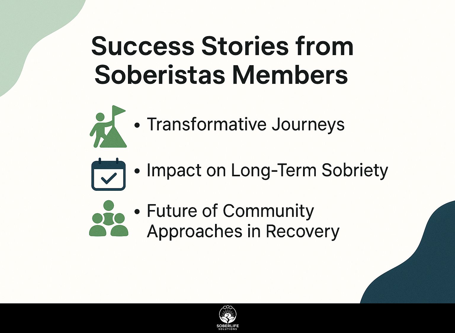 Success Stories from Soberistas Members