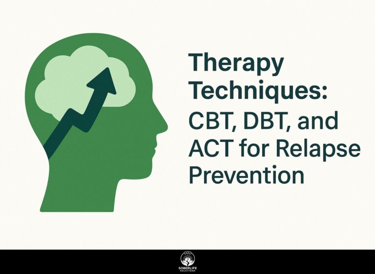 Therapy Techniques: CBT, DBT, and ACT for Relapse Prevention