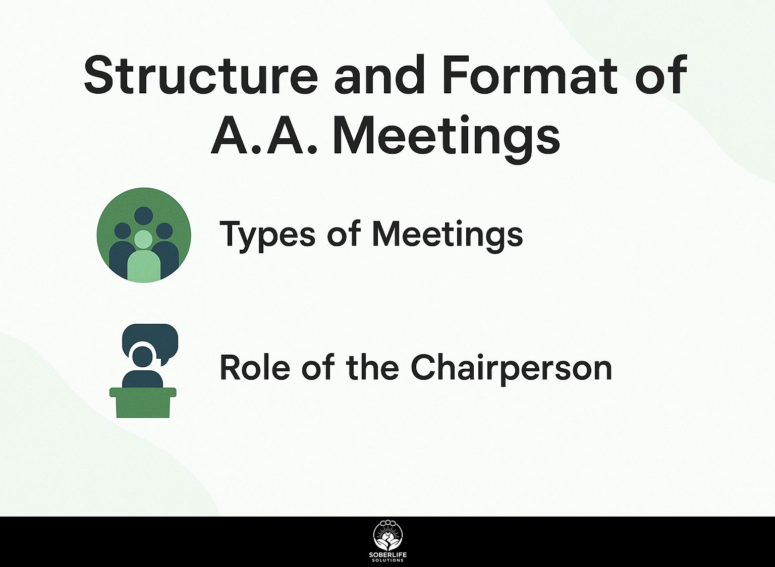 Structure and Format of A.A. Meetings